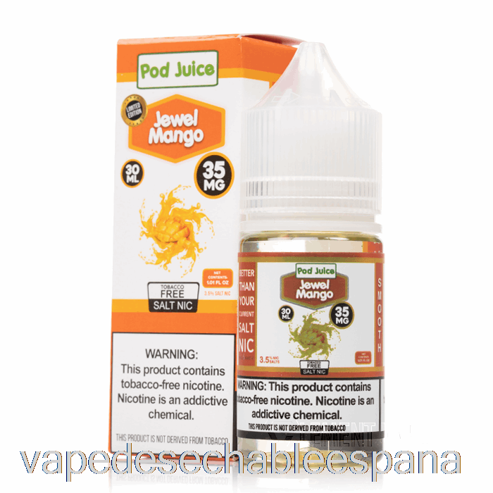 Vape Desechable España Joya Mango - Jugo De Vaina - 30ml 20mg